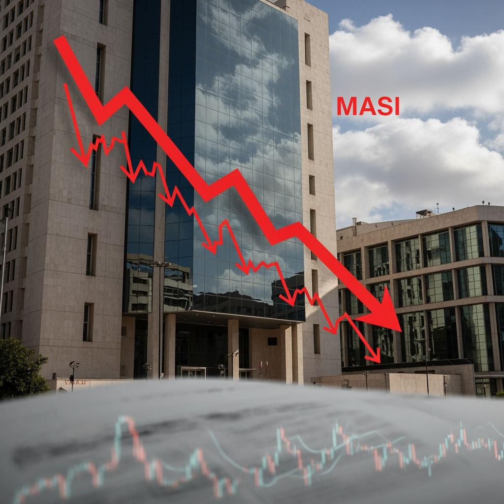 La Bourse de Casablanca plonge dans le rouge : le MASI à -5,63%
