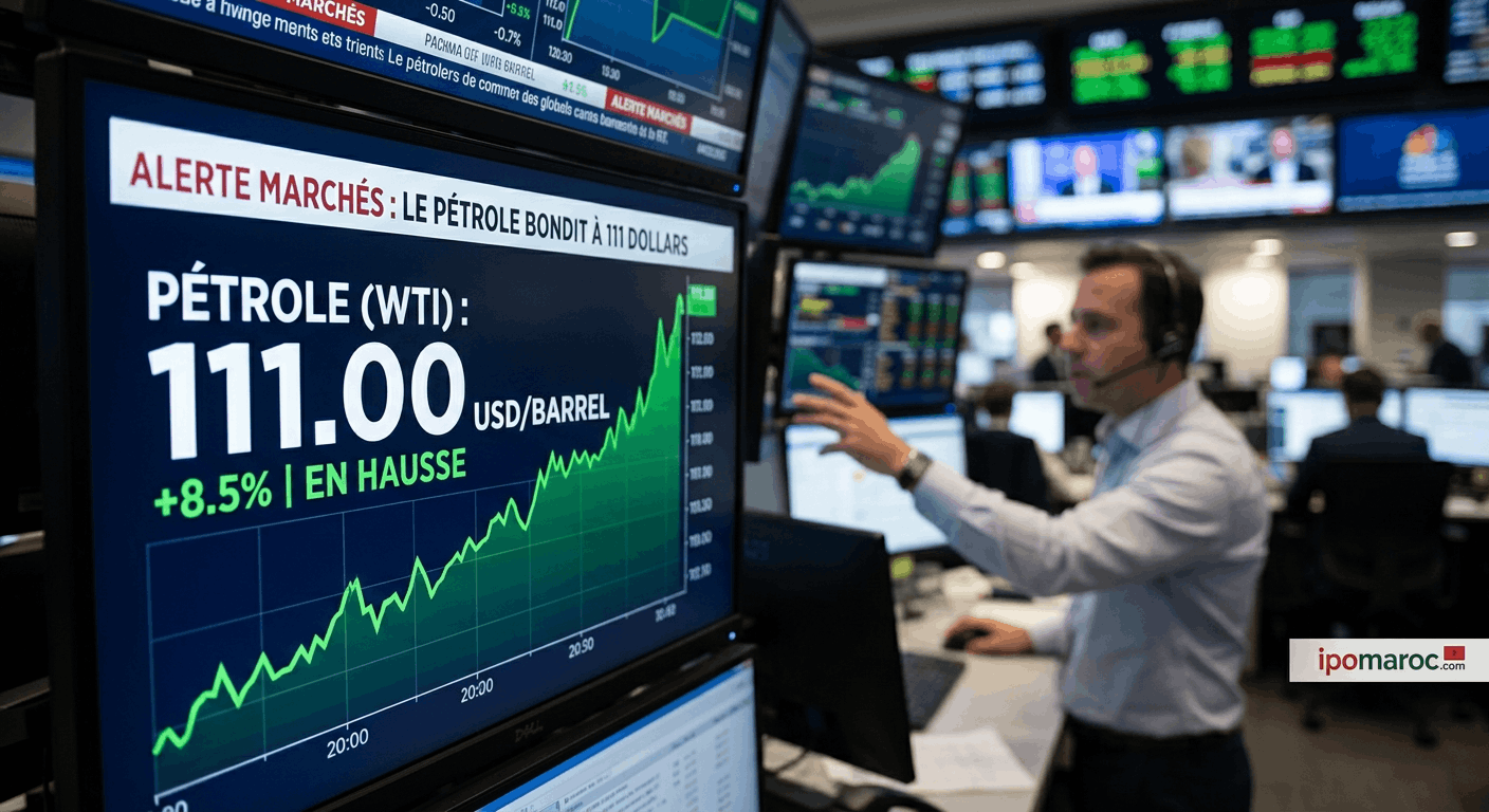 Le pétrole bondit à 111 dollars le baril
