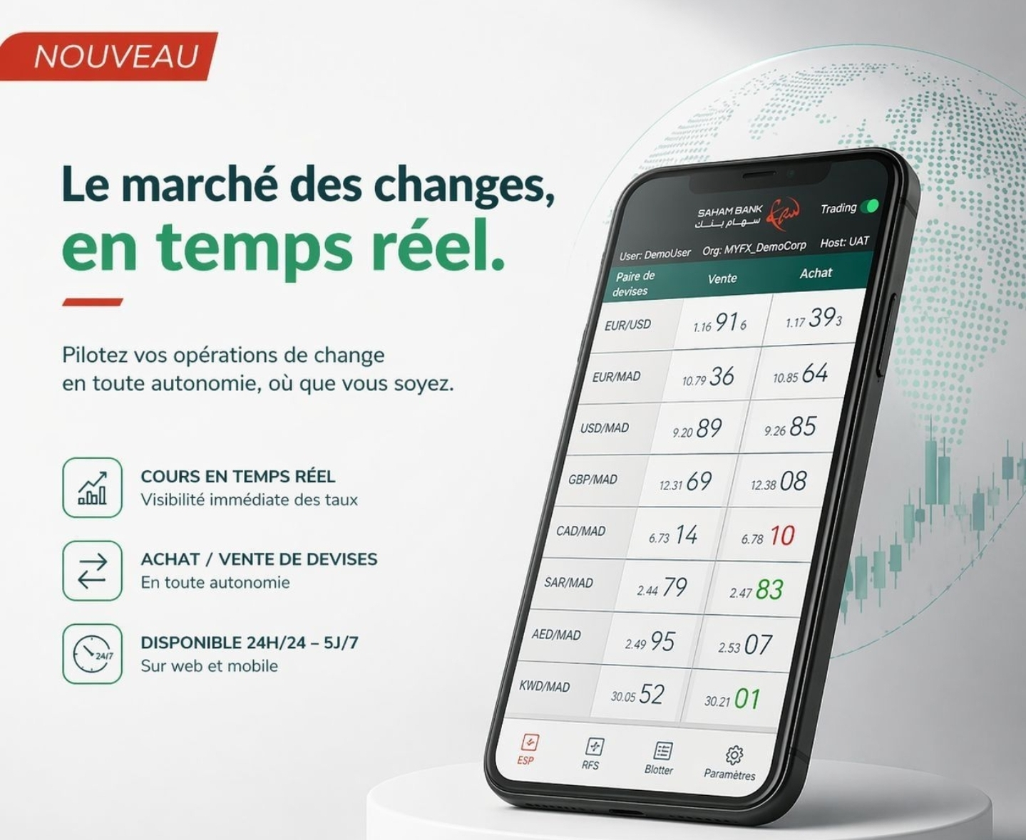 MYFX Saham Bank : L'Application qui Révolutionne la Gestion du Risque de Change