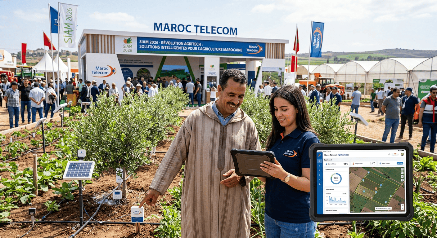 SIAM 2026 : Comment Maroc Telecom Révolutionne l'Agriculture Marocaine avec ses Solutions Agritech