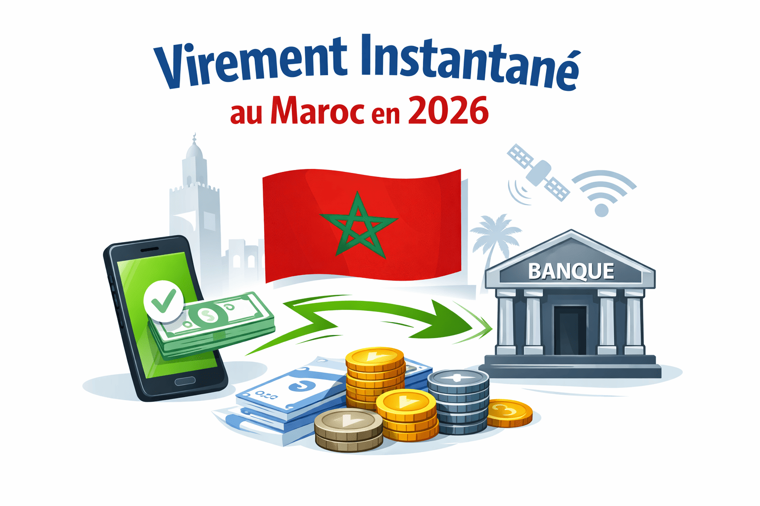 Virement instantané Maroc 2026 comparatif tarifs banques